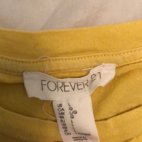 Yellow Crop Top - Picture 3 of 3